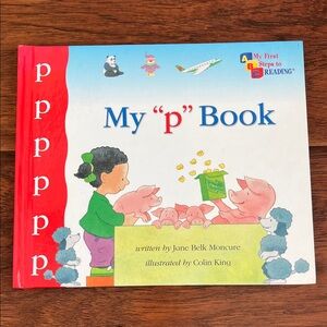 ⭐️⭐️PICK 5 / $20 My 'p' Book by Jane Belk Moncure My First Steps to Reading Book